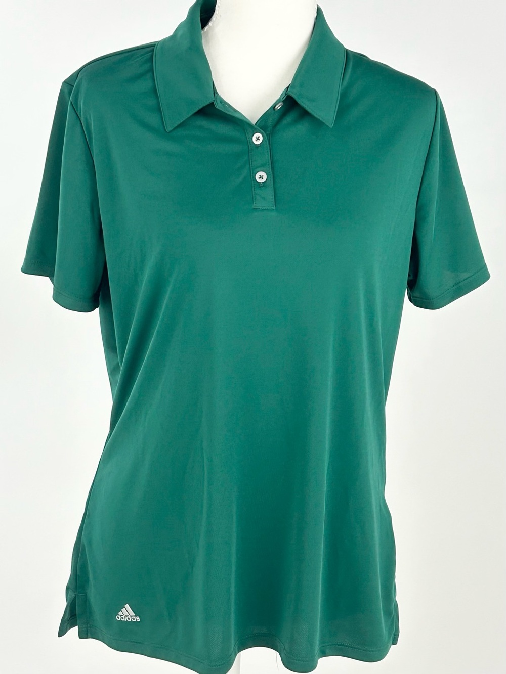 Adidas A231 Women’s Performance Golf Polo Collegiate Green NWT L